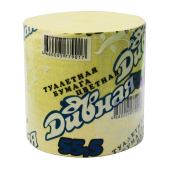 Туалетная бумага Дивная 55,5 м Желтая