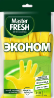 МАСТЕР ФРЕШ   Перчатки  Латексные с хлопком  ЭКОНОМ  L/XL 