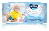 AURA   Влажные  Салфетки Детские  60шт.