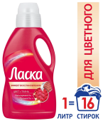 Гель для стирки Ласка Восстановление цвета, 1 л