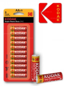 Kodak Super Heavy Duty ZINC AA карта 4 батареек R6 BL4 1шт