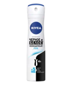 NIVEA Део-Спрей 150 мл. (Жен) "Невидимая защита для чёрного и белого" Pure
