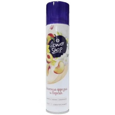 Освежитель воздуха "flower shop" Нежная Френзия и Персик 300мл фото в интернет-магазине KUTAVA