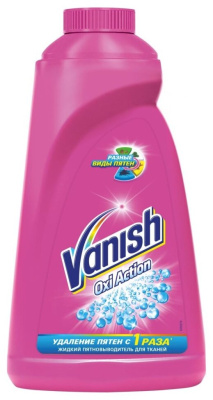 ВАНИШ Пятновыводитель жидкий  1000 мл. Для цветного фото в интернет-магазине KUTAVA
