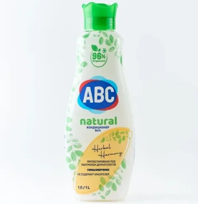 ABC Кондиционер для белья 1л  Натурал Herbal Harmony фото в интернет-магазине KUTAVA