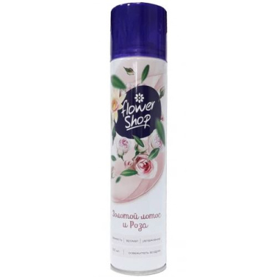 Освежитель воздуха "flower shop" Золотой Лотос и Роза 300мл фото в интернет-магазине KUTAVA