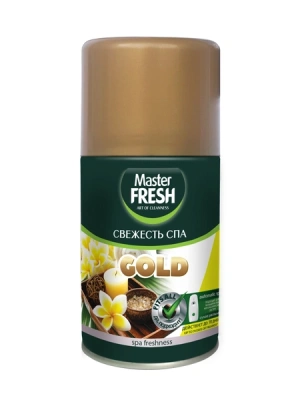 Мастер Фреш (сменный баллон) Голд Свежесть Спа 250 мл (д/Аэрвика) фото в интернет-магазине KUTAVA