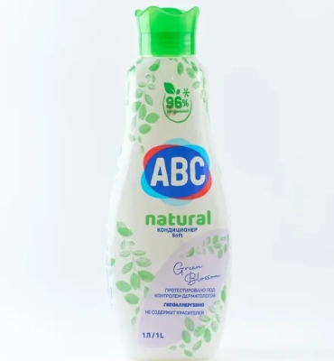 ABC Кондиционер для белья 1л  Натурал Green Blossom фото в интернет-магазине KUTAVA