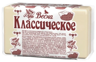 М/Т "ВЕСНА Хозмыло 72%" ГОСТ (классическое) в ппп 140г фото в интернет-магазине KUTAVA