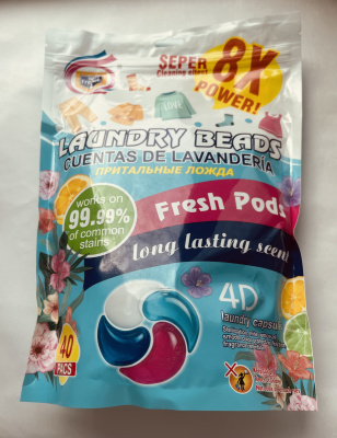 Mr. Franck капсулы для стирки 40шт 4D   E-303 фото в интернет-магазине KUTAVA